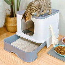 Load image into Gallery viewer, New cat litter Drawer cat toilet Fully Closed pets Fat Cat toilet Cat Litter Basin Deodorant caja de arena para gato litter box
